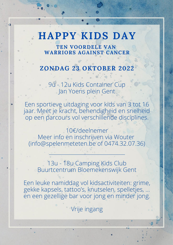Happy Kids Day ... - Zondag 23 oktober 2022
